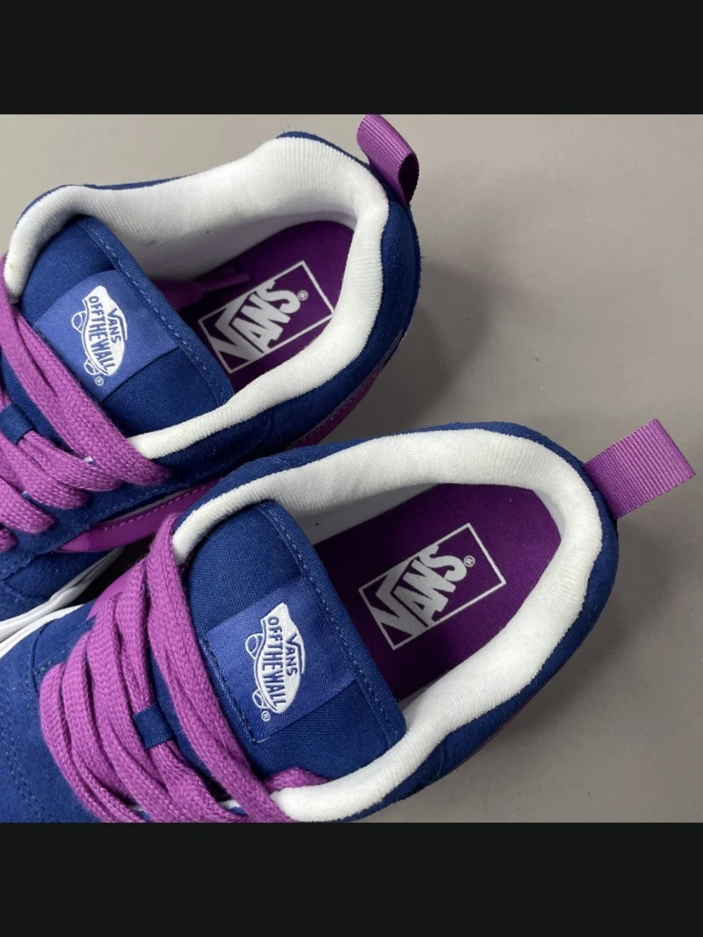 NEW Vans Shoes Womens 7.5 blue purple suede leather knu skool skate street
